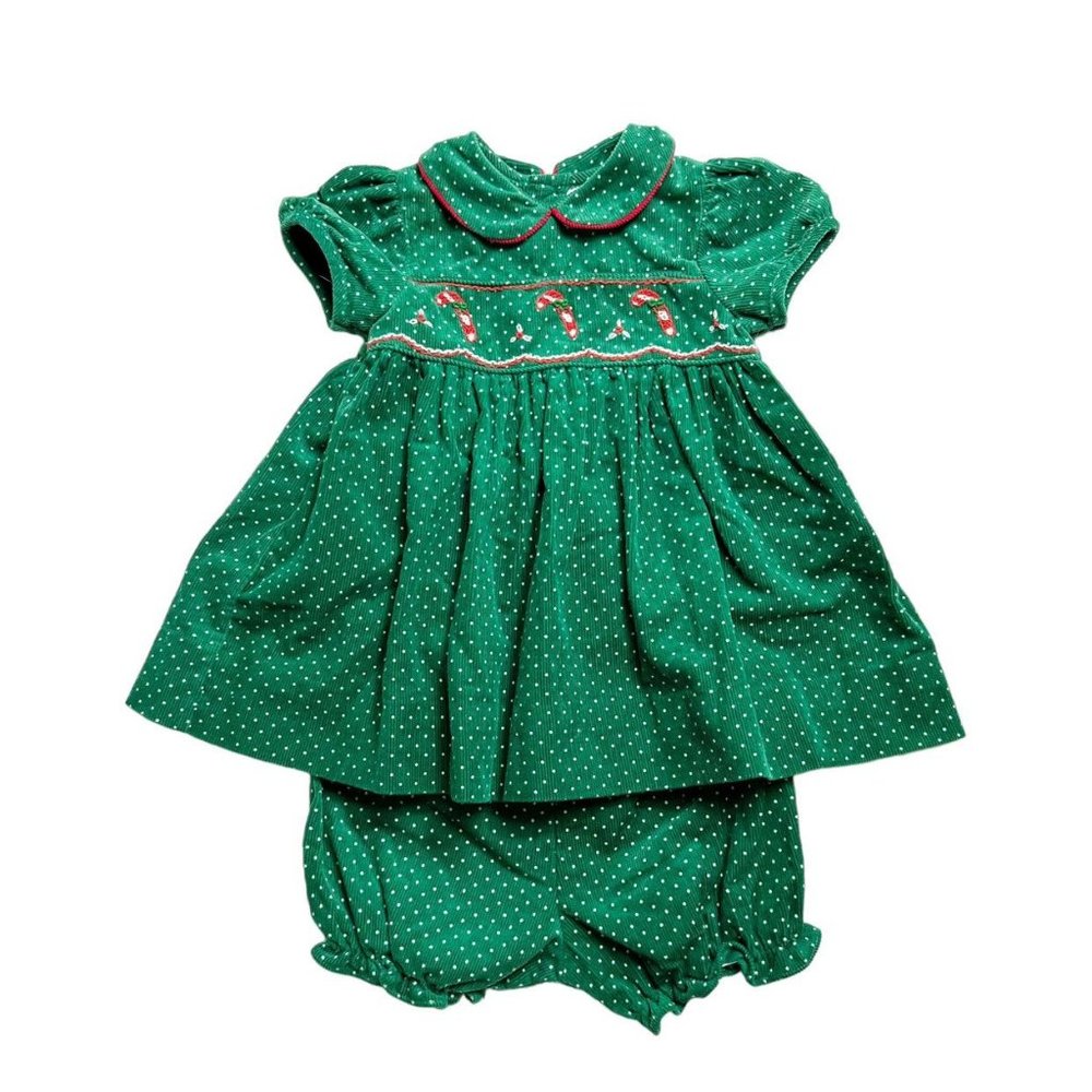 Carriage Boutiques Corduroy Candy Cane Holiday Set